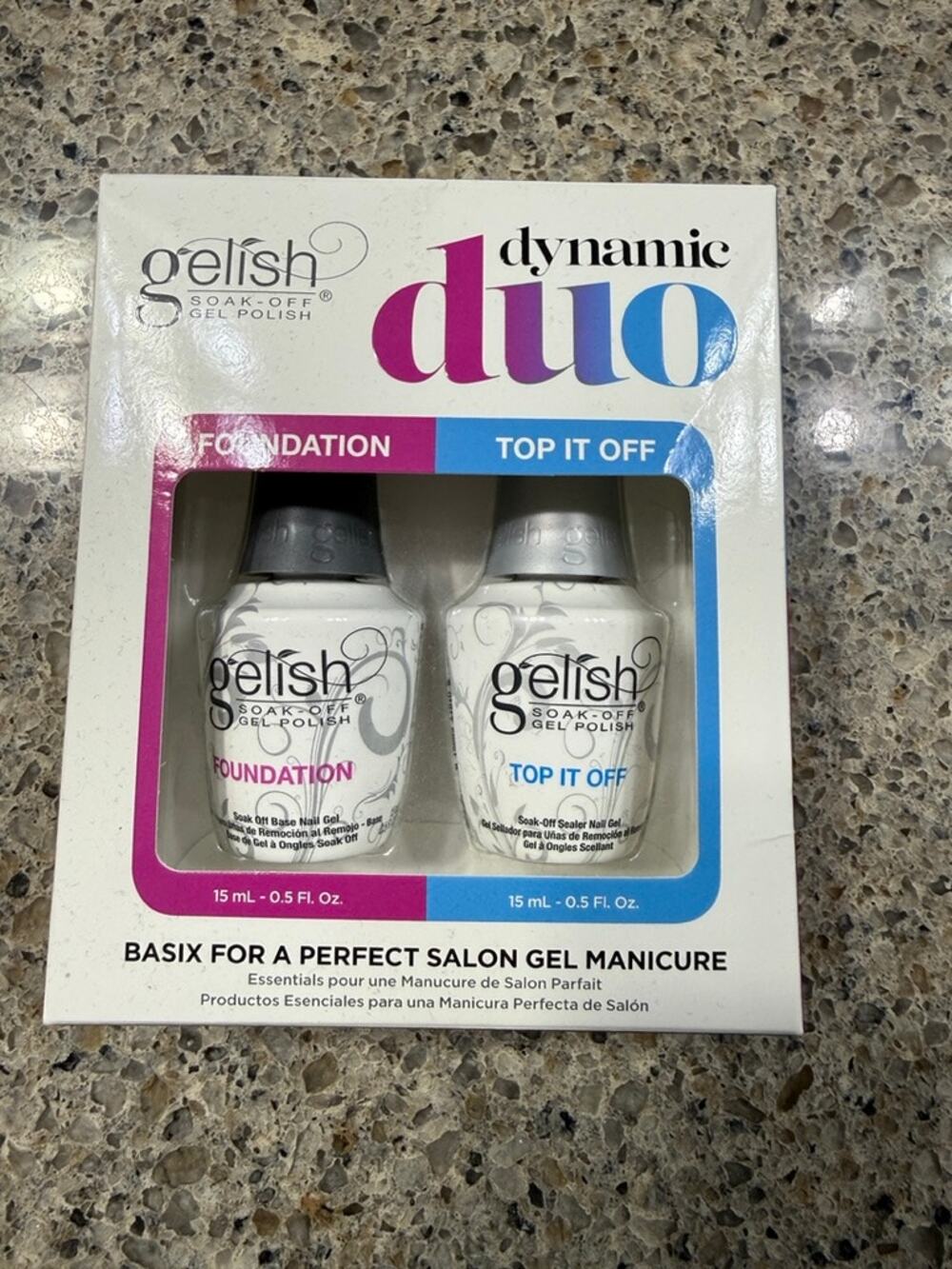 Gelish Dynamic Duo Soak-Off Gel Polish Set